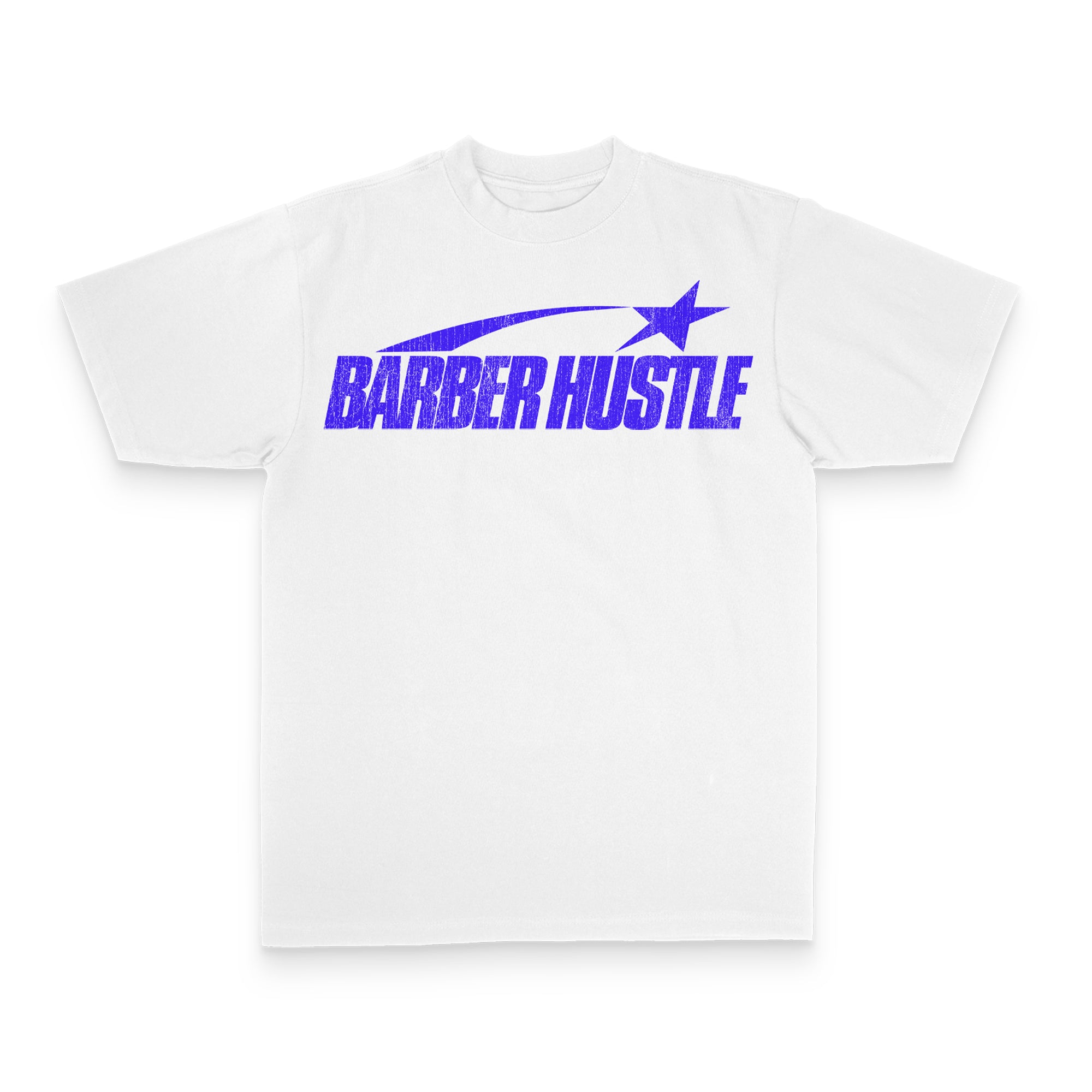 Barber Hustle white/blue