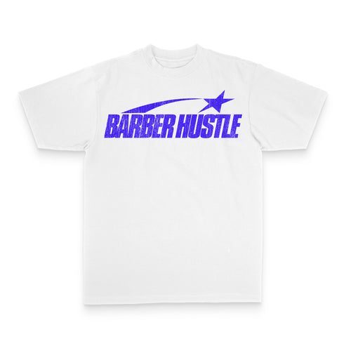 Barber Hustle white/blue